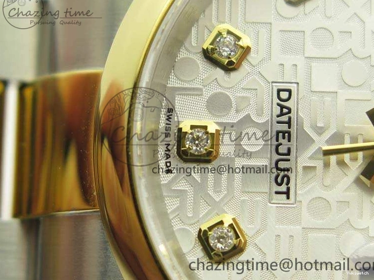 1:1 Diam 36mm SA3135 On YG SS Datejust V2 116234 Dial White Best Oyster DJF Com Bracelet Edition 0313